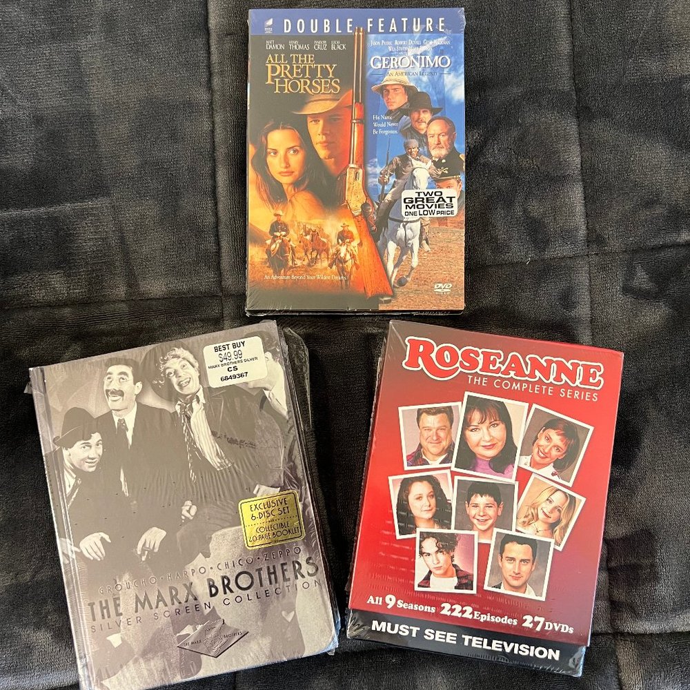 New DVD's Rosanne, Marx Brothers & Double Feature